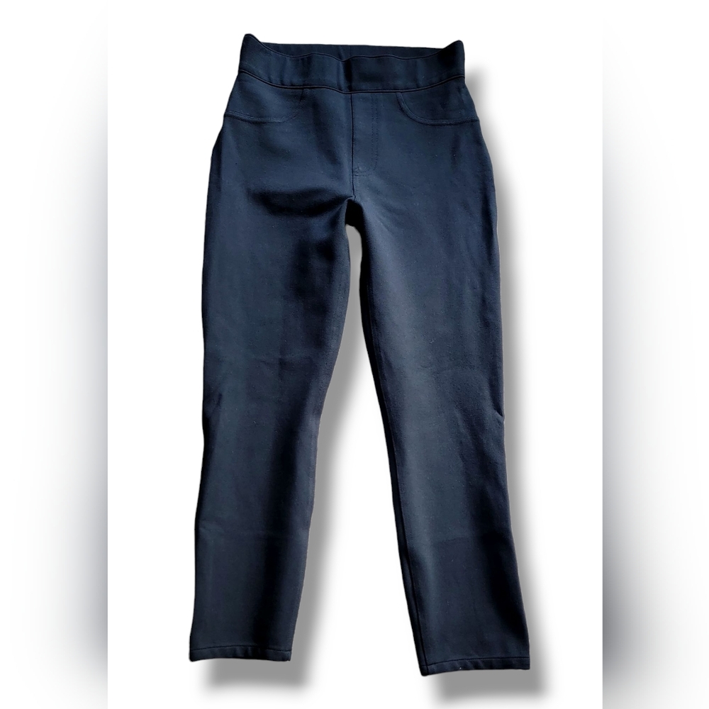 Classic The Perfect Pants Classic Black Thick Stretch‎ Ponte Pants Size Small